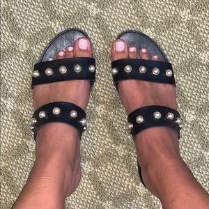 Steve Madden Pearl Slides